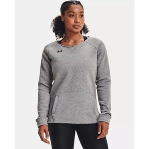 Women's UA Hustle Fleece Crew